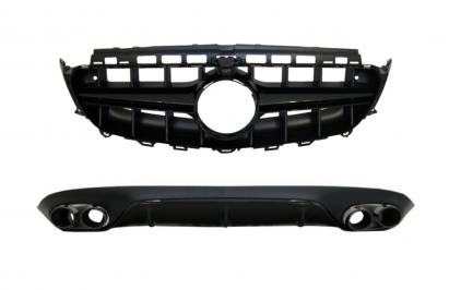 Difuzor bara spate Mercedes E-Class C238 AMG Sport Line E53 Design negru