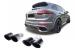 Ornamente Evacuare Porsche Cayenne 92A Facelift (10/2014-2017) GTS Design Negru Lucios