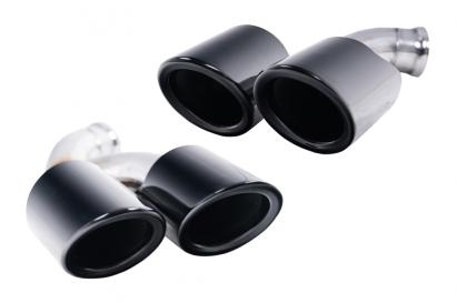 Ornamente Evacuare Porsche Cayenne 92A Facelift (10/2014-2017) GTS Design Negru Lucios