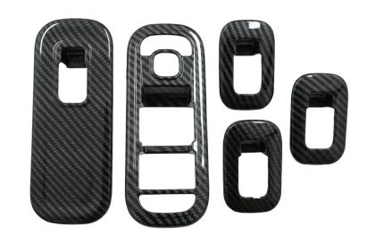 Ornamente interior Butoane Geamuri Mercedes A-Class W177 V177 (2018-Up) Carbon LHD