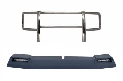 Bullbar cu eleron frontal LED pentru Mercedes G-Class W463 1989-2018