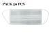 Pachet 50 bucati MASCA de protectie cu pliuri din POLIPROPILENA 100% 2 Straturi Unisex