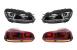 Set faruri LED si stopuri Full LED dinamice pentru VW Golf 6 (2008-2013)