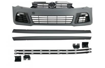 Bara fata VW Golf 6 R20 Look cu praguri laterale pentru 2008-2013