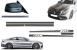 Set stickere gri inchis Mercedes C205 Coupe A205 Cabriolet A45 Design