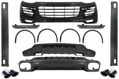 Pachet exterior Porsche Cayenne Facelift 2014-2017 GTS Design negru lucios