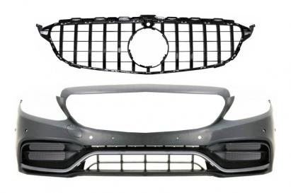 Bara fata Mercedes C-Class W205/S205/C205/A205 C63 GT-R Design, neagra