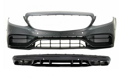 Bara fata cu difuzor Mercedes C-Class W205/S205 AMG Sport Line C63S