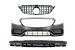 Bara Fata Completa cu Difuzor si Ornamente Evacuare Mercedes C-Class W205 S205 AMG Sport Line (2014-2020) C63S Design