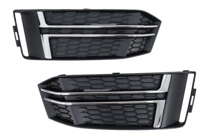 Grile laterale Audi A4 B9 S-Line Silver Edition, Sedan/Avant 2016-2018