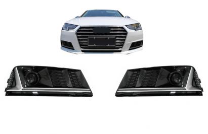 Grile laterale Audi A4 B9 Sedan Avant 2016-2018 RS4 Silver Edition