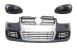Bara fata R32 cu faruri pentru VW Golf 5 si Jetta, Aluminiu Look
