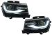 Faruri LED DRL pentru Chevrolet Camaro 2014-2015 cu semnal dinamic, look 2016+