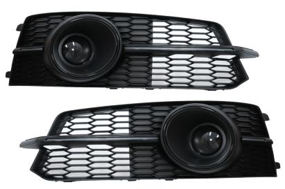 Grile laterale negre Audi A6 C7 4G S Line Facelift 2015-2018