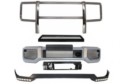 Bara fata Mercedes G-Class W463 (1989-2017) G65 Design cu LED DRL si Bullbar