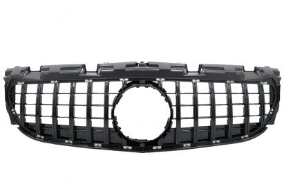 Grila Centrala Mercedes SLC-Class R172 Facelift (2016-2019) GT-R Panamericana Design Negru Lucios