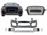 Bara fata Audi Q5 8R SUV 2012-2016 RS Design cu grile si suport PDC
