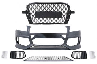 Bara fata Audi Q5 8R SUV 2012-2016 RS Design cu grile si suport PDC