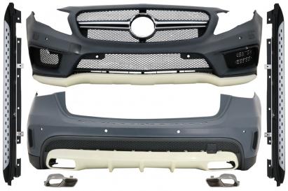 Pachet Exterior Complet cu Praguri Laterale Mercedes GLA X156 (2014-2016)