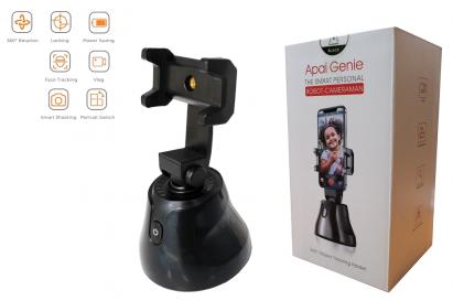 Suport pentru Telefonul Mobil Urmarire Automata a obiectelor/fetei cu Rotatie 360 ​​Selfie Stick pentru TikTok / YouTube / Stream live / Machiaj