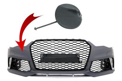 Capac cârlig remorcare bară față Audi A6 C7 4G Facelift RS6 Design