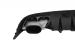 Difuzor bara spate cu flapsuri Mercedes C-Class C205 A205 C63S Design