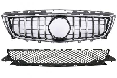 Grila Centrala Mercedes CLS W218 C118 (2011-2014) X218 Shooting Brake (2012-2014) GT-R Panamericana Design