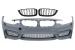 Bara Fata cu Grile Negru Lucios BMW Seria 4 F32 Coupe F33 Cabrio F36 Gran Coupe (2013-2017) M4 Design