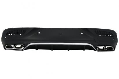 Difuzor Bara Spate cu Ornamente Evacuari Crom Mercedes GLE Coupe C292 Sport Line (2015-2019) GLE63 Design