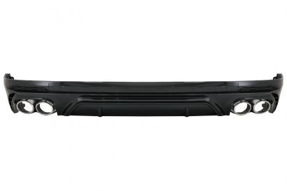 Difuzor bara spate Audi Q5 FY S-Line 2018-2020 cu evacuare dubla crom