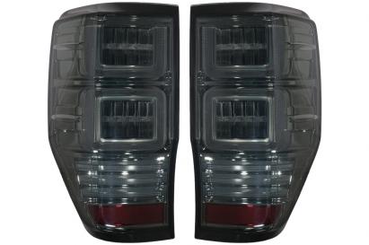 Stopuri LED Ford Ranger (2012-2018) Geam Fumuriu cu Semnal Dinamic