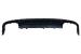 Difuzor bara spate Audi A6 C8 Avant/Sedan 2018+ S6 Design negru mat