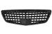 Grila Centrala Mercedes S-Class W221 Facelift (2010-2013) Vertical Design Negru Lucios