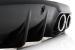 Bara fata C63 Design cu difuzor si ornamente evacuare Mercedes C-Class A205 C205 2014-2019