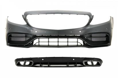 Bara fata si difuzor spate Mercedes C-Class C205 A205 C63 Design 2014-2019
