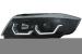 Faruri LED 3D Angel Eyes negre pentru BMW Seria 3 E90 E91 LHD 2005-2008