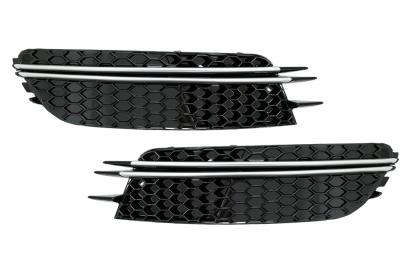 Grile laterale bara fata Audi A6 C7 4G 2012-2015 Non-Facelift fara ACC