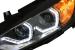 Faruri Full Angel Eyes LED DRL BMW 3 Series F30 F31 Sedan Touring (10.2011-05.2015) Negre