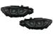 Faruri Full Angel Eyes LED DRL BMW 3 Series F30 F31 Sedan Touring (10.2011-05.2015) Negre