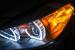 Faruri Full Angel Eyes LED DRL BMW 3 Series F30 F31 Sedan Touring (10.2011-05.2015) Negre