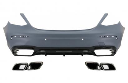 Bara spate Mercedes E-Class W213/S213/C238/A238 E63 Design cu ornamente crom