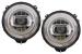 Faruri Full LED pentru Mercedes G-Class W463 2005-2017, Crom, Design Facelift 2018