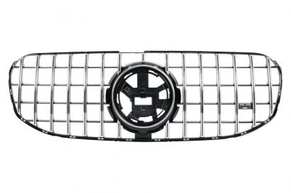 Grila Centrala Mercedes GLS SUV X167 (2019-2023) GTR Look Negru Crom