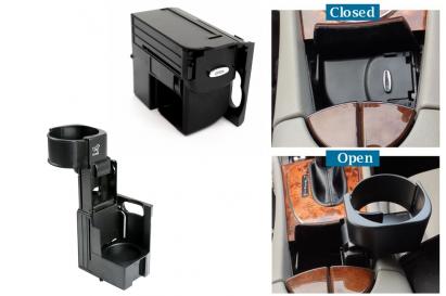 Consola Centrala Suport Pahare Mercedes CLS W219 (2003-2010) E-Class W211 S211 (2002-2009) Negru