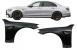 Aripi Laterale compatibile cu Mercedes E-Class W213 S213 Limousine T-Modell (2016-Up) E63 Design