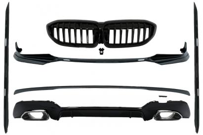 Pachet exterior BMW Seria 3 G20 Sedan 2018-2022 M340i negru lucios
