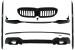 Pachet exterior BMW Seria 3 G20/G21 M340i Design negru lucios