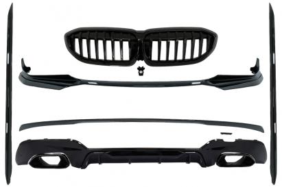 Pachet exterior BMW Seria 3 G20/G21 M340i Competition, negru lucios