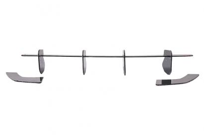 Extensie difuzor bara spate VW Golf 8 Hatchback Mk8 2020+ negru mat