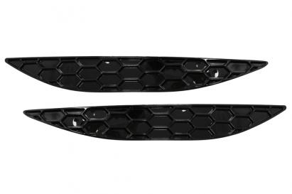 Reflectorizanti bara spate VW Golf 7 Hatchback 5G R-Line, negru lucios